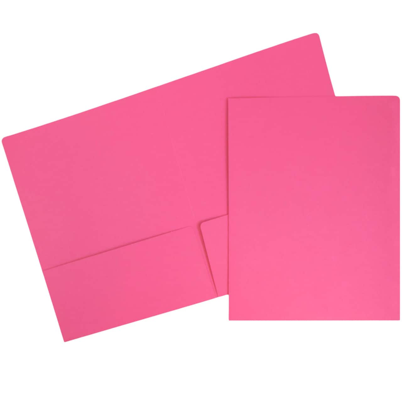 JAM Paper Premium Matte 2-Pocket Folders, 100ct.